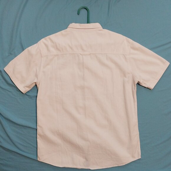 SIXTYONE Short Sleeve White Oxford Shirt Men US Size S, Asian size M - Picture 2 of 2